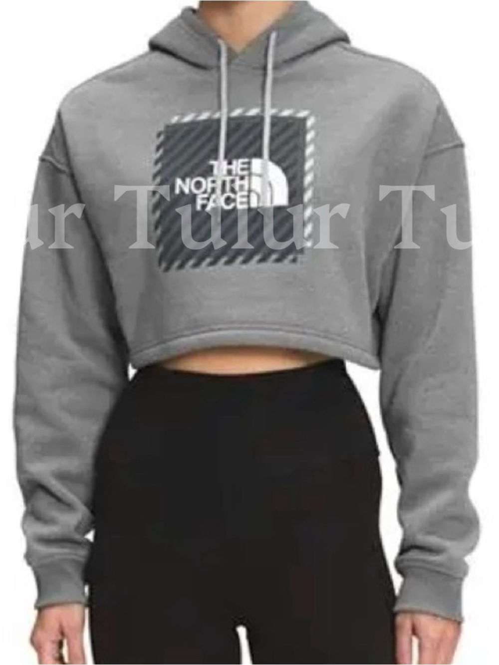 The North Face Women’s Coordinates Crop Drop Pullover Hoodie XL